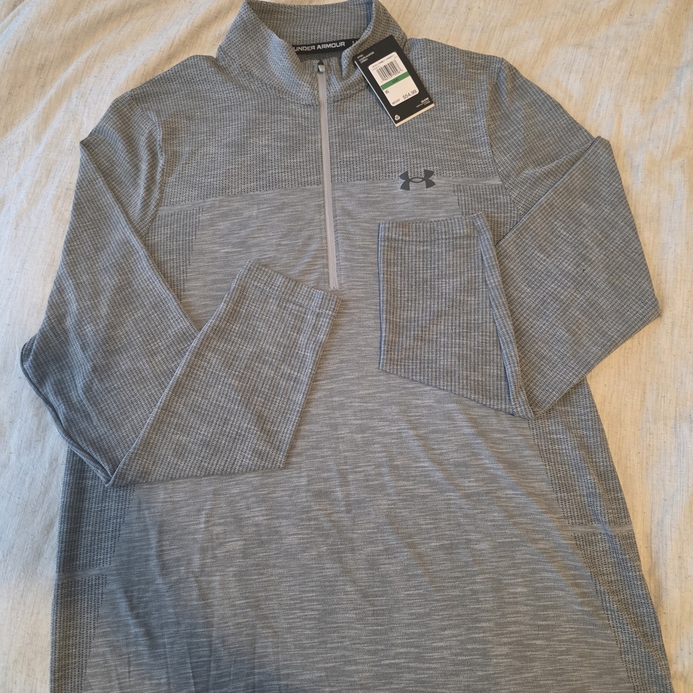 Under Armour Blue Quarter-Zip Men's Sweatshirt